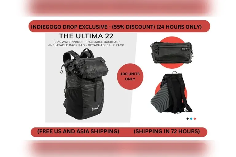 Travoost Ultima22 Packable Backpack