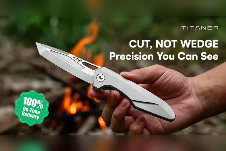 Titaner Razorbill Titanium Tanto EDC Knife