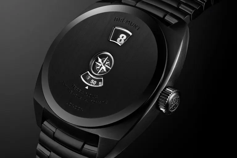 Bremont Stealth Black Jumping Hour Watch