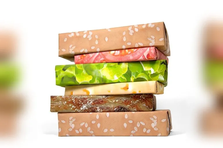 Cheeseburger Wrapping Paper