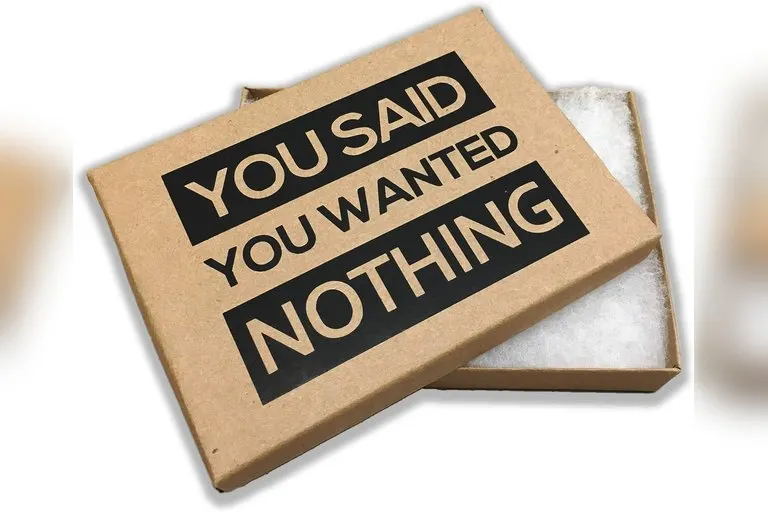 Deluxe Gift Box of Nothing