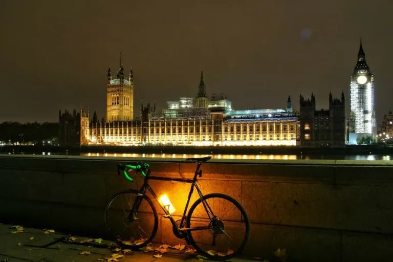 The Orb Bike Light Water Bottle