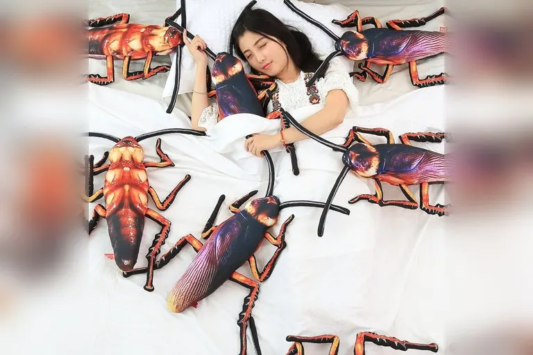 Giant Cockroach Pillow