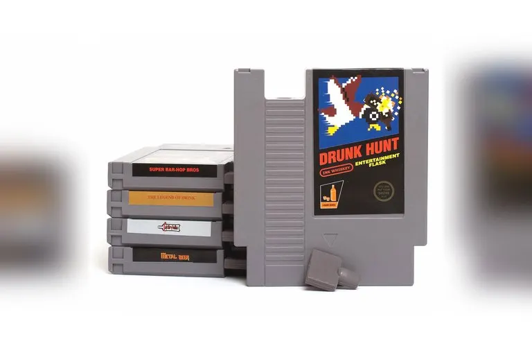 NES Cartridge Flask
