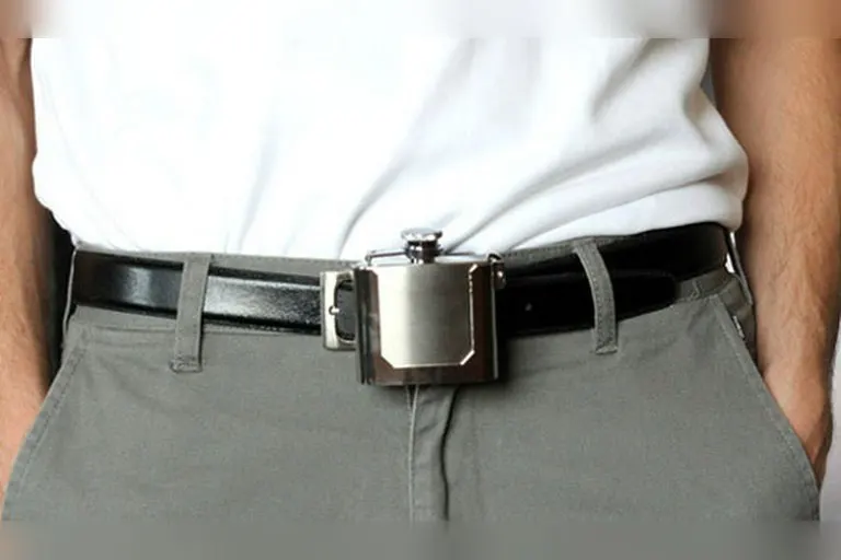 Flask Belt Buckle
