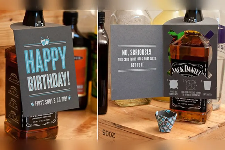 Shot Glass Greeting Card