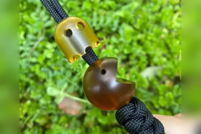 Pac and Ghost Ultem Lanyard Beads