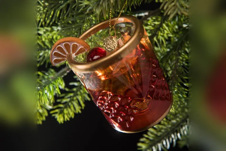 Love & Victory Hand-Blown Cocktail Ornaments
