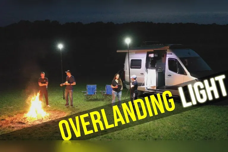 STKR FLi Over-Lander 10-Foot Telescoping Camp Light