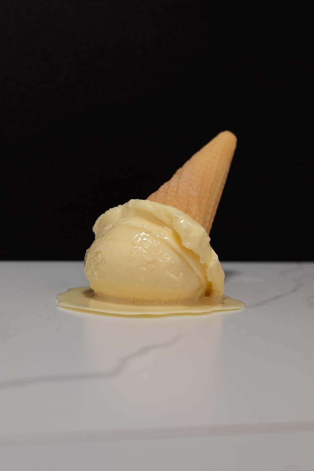 Melted Puddle Ice Cream Cone Sculpture