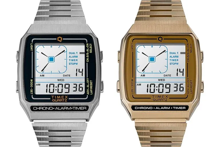Q Timex Reissue Digital LCA Watch