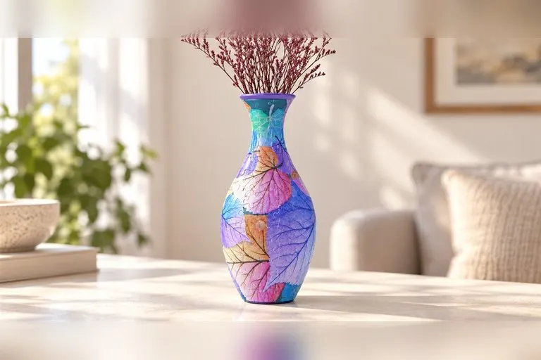Pintoo Puzzle Flower Vase