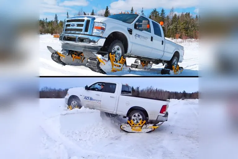Track N Go Wheel-Driven Snow Track System