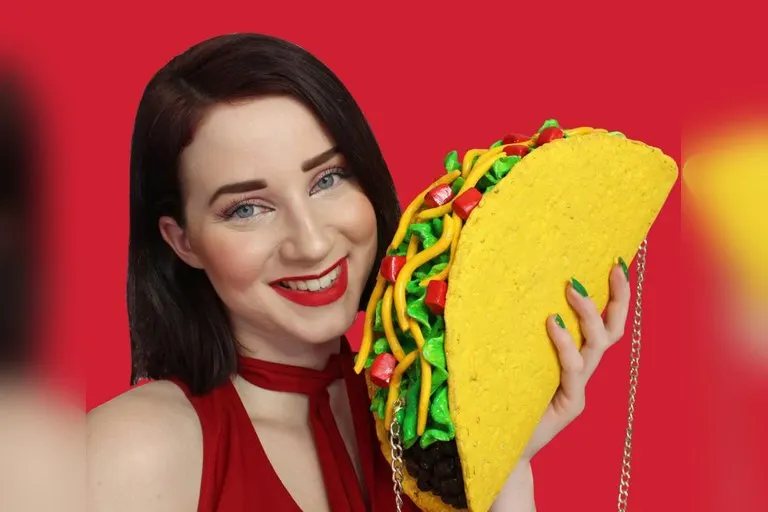 Giant Taco Clutch Purse