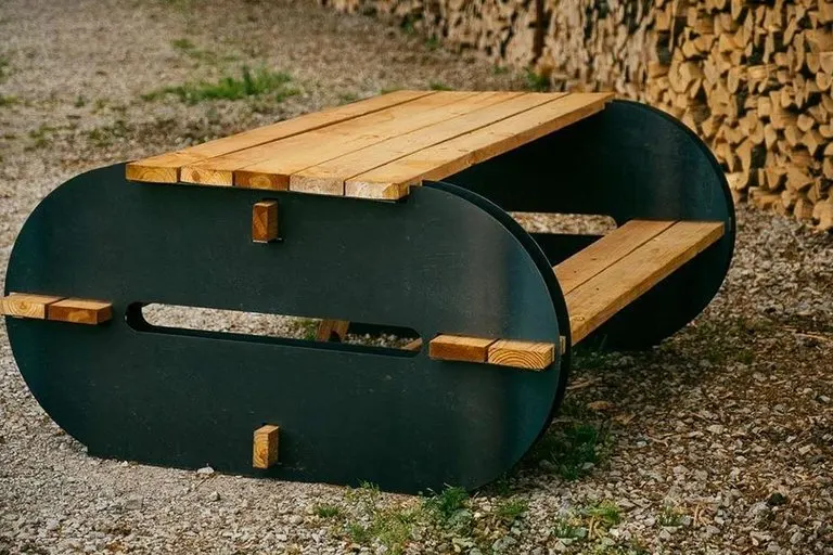 Maria DIY Picnic Table Steel Parts Kit