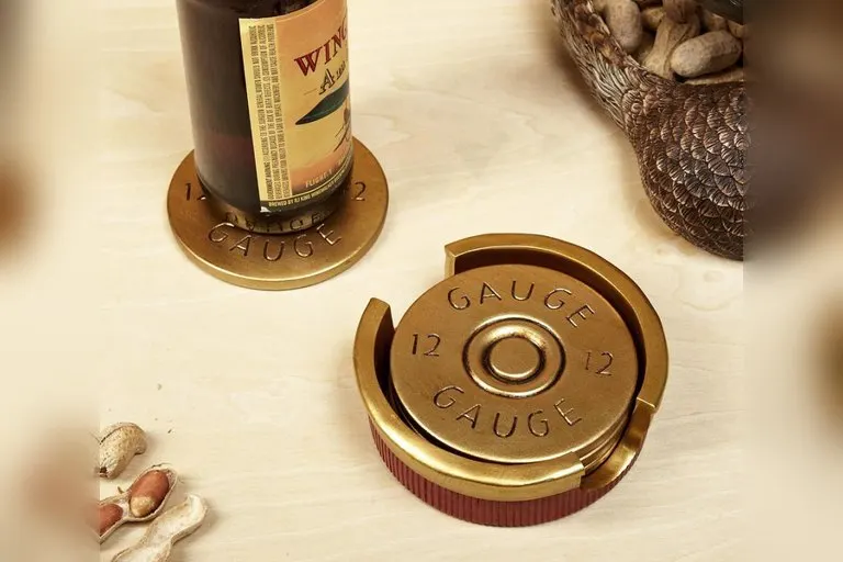 Giant Shotgun Shell Coasters
