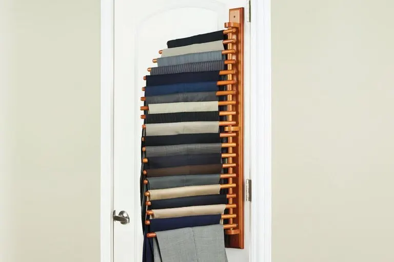 Swiveling Wall-Mounted Trouser Rack