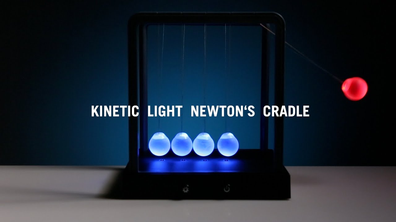 Kinetic Light Newton's Cradle