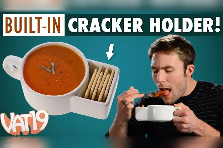 Soup and Cracker Mug